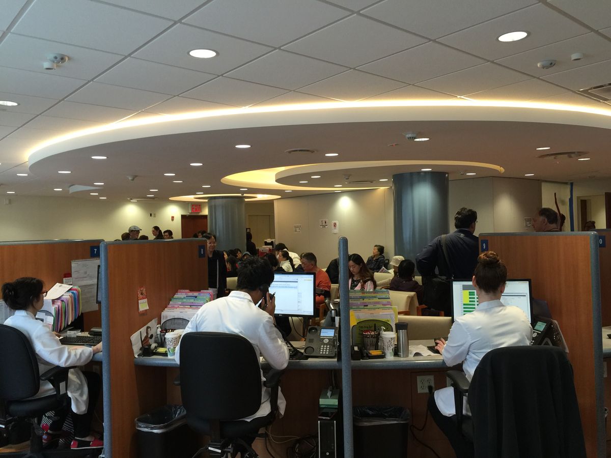 Members receiving personal service at a Lead Community branch
